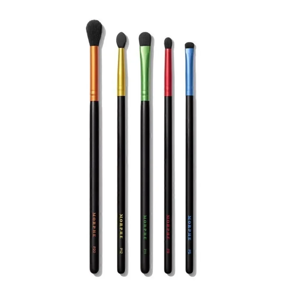 Morphe Made With Pride Limited Edition Full Size Brush Set With Pride Belt Bag